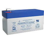 PowerSonic Accu 12V 1.2Ah.
